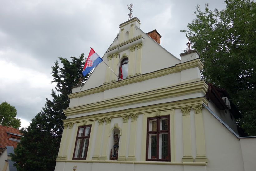 Arkitekturen i Pécs otroligt vackra centrum.