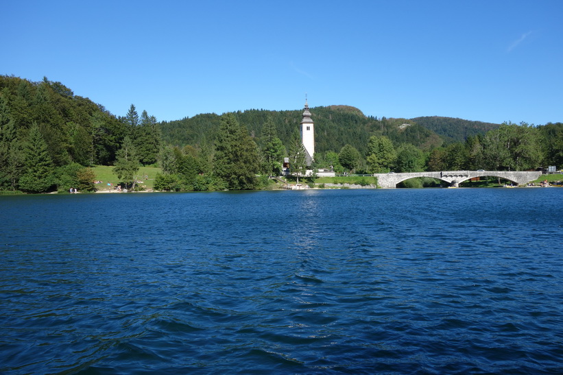 Båtturen på Lake Bohinj.