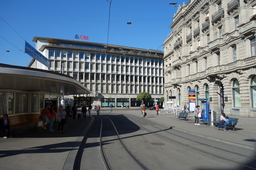 Paradeplatz, Zürich.