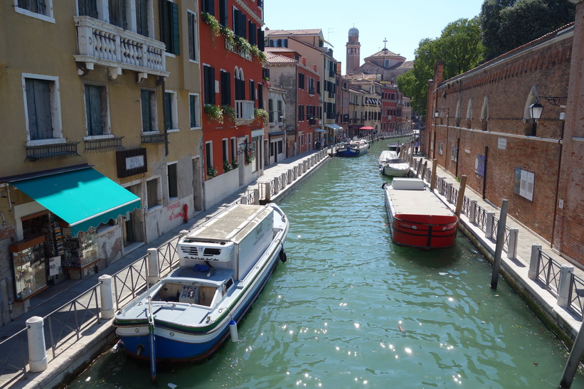 Kanalen Rio de la Cazziola e de Ca' Rizzi, Venedig.