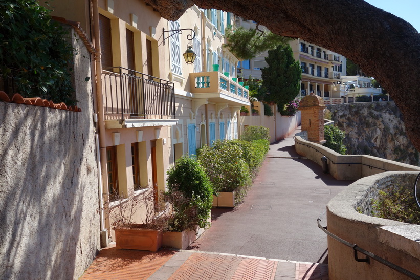 Gågatan Ruelle Sainte Barbe, Monaco.