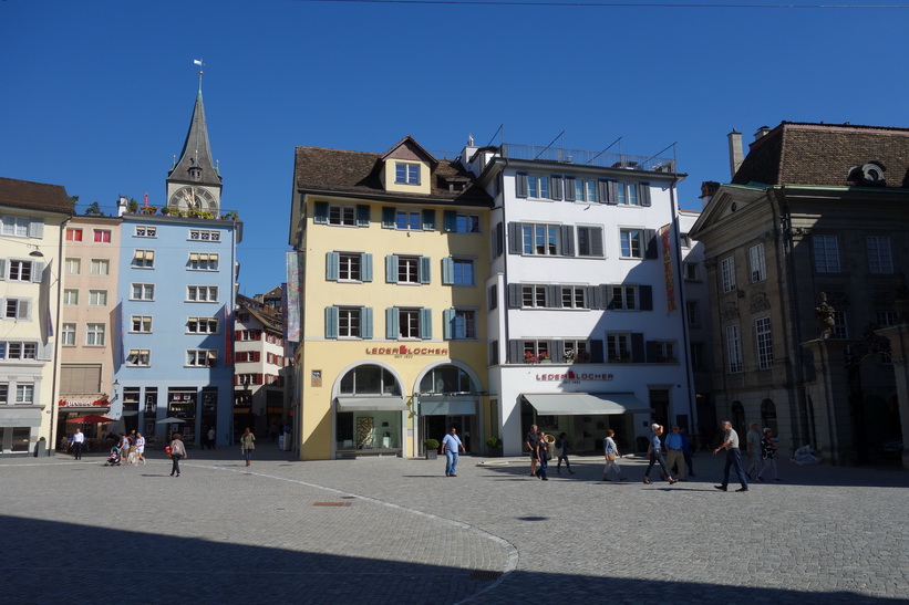 Münsterhof i gamla staden, Zürich.