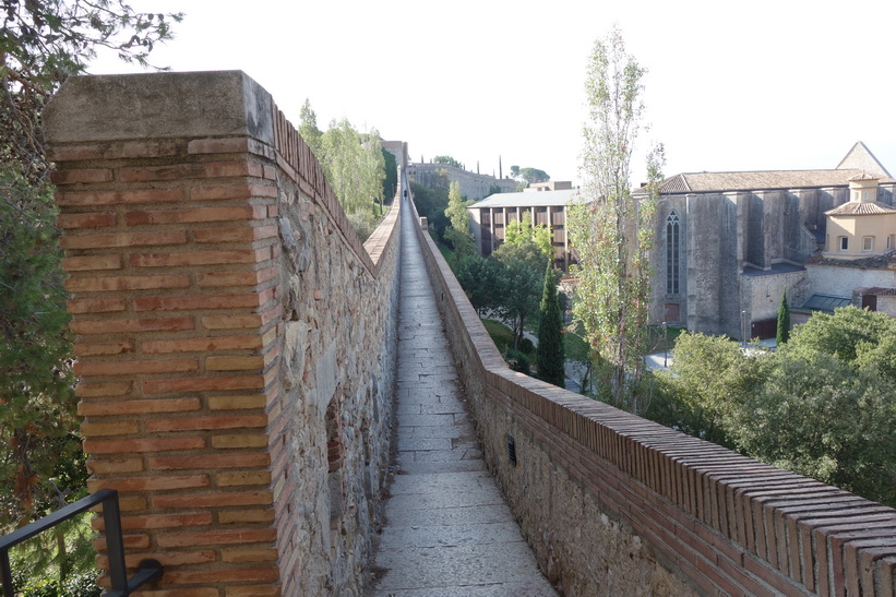 Stadsmuren i Girona.