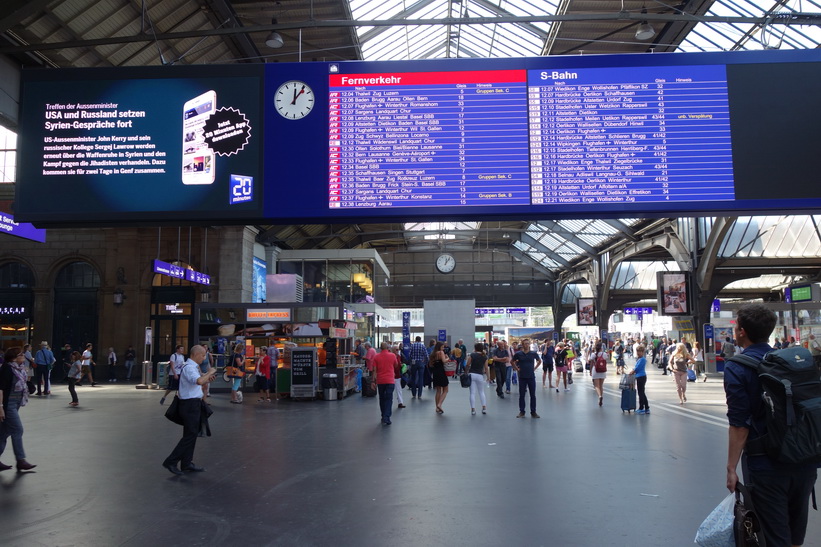 Hauptbahnhof, Zürich.