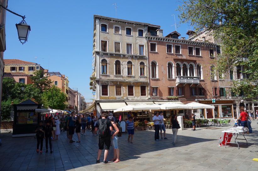 Torg med vacker arkitektur, Venedig.