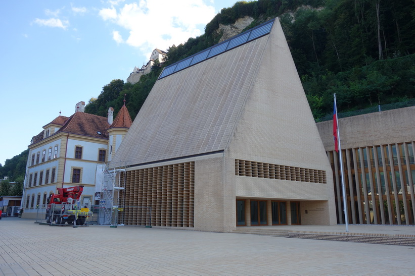 Landtagsgebäude (riksdagshuset), Vaduz.