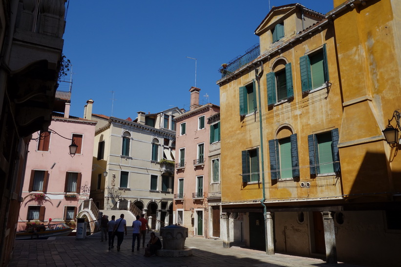 Torg med vacker arkitektur, Venedig.