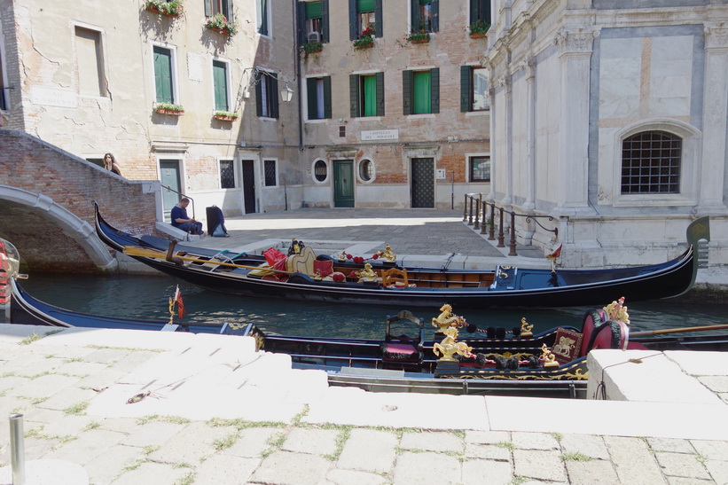 Gondoler i Venedig.