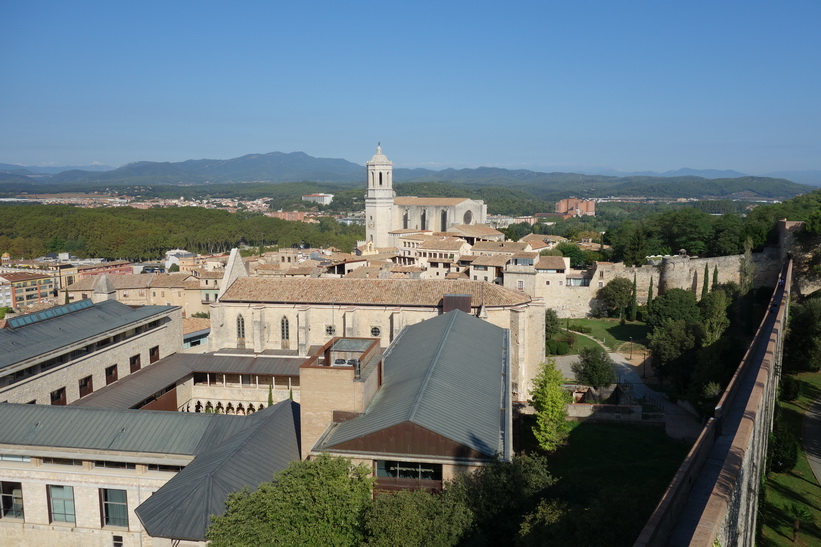 Stadsmuren i Girona.