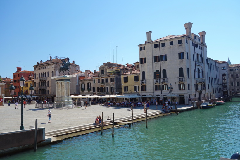 Torget Campo Santi Giovanni e Paolo, Venedig.