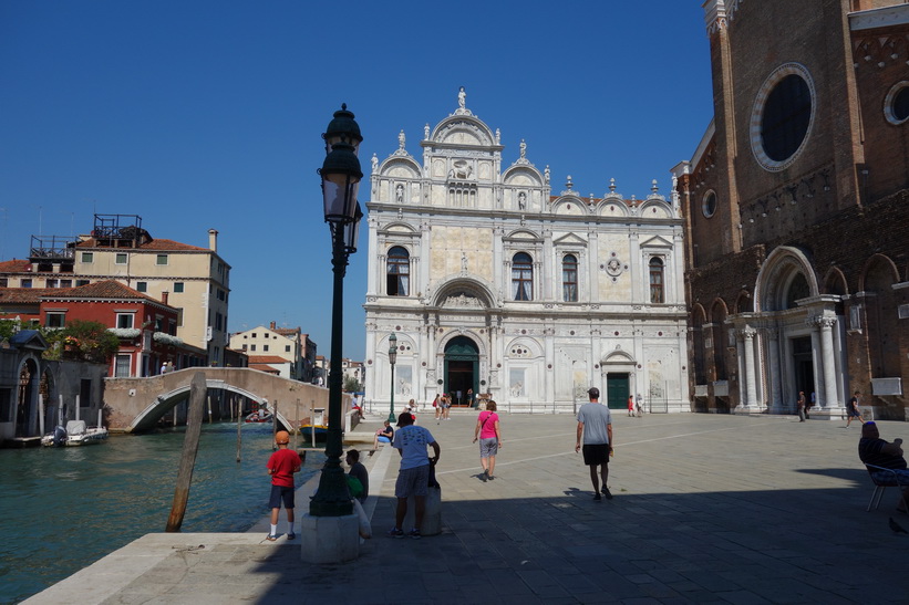 Del av Basilica dei Santi Giovanni e Paolo, Venedig.