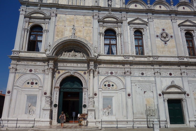 Del av Basilica dei Santi Giovanni e Paolo, Venedig.