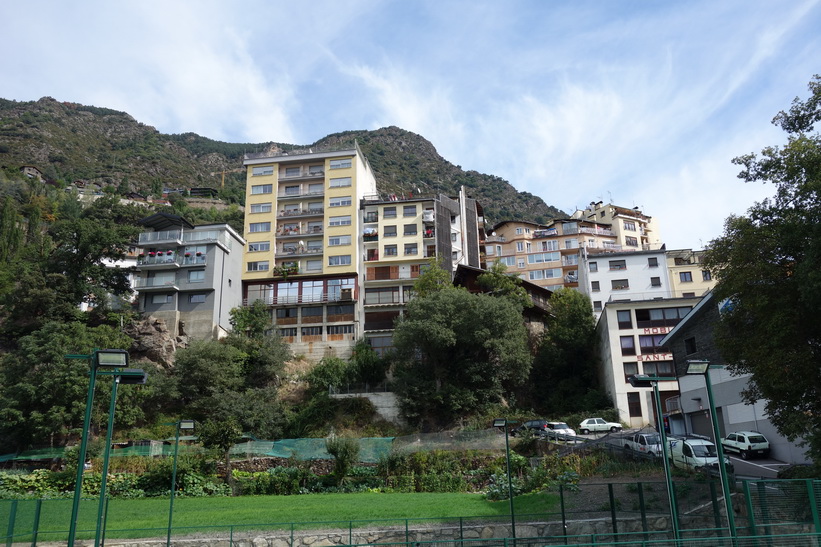 Bostadshus i centrala Andorra la Vella.