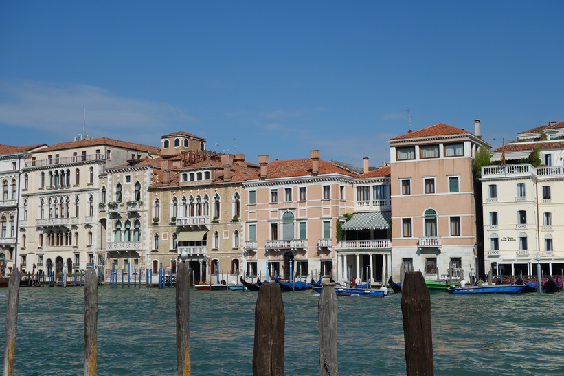 Utsikt från Fondamenta Salute över Grand Canale, Venedig.