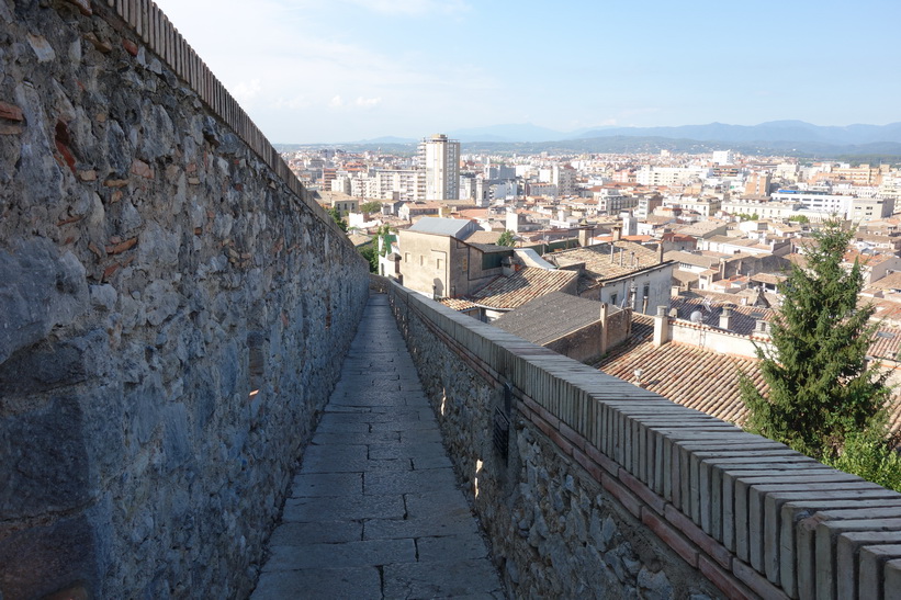 Stadsmuren i Girona.