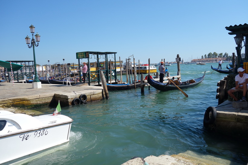 Inloppet till kanalen Rio del Vin, Venedig.