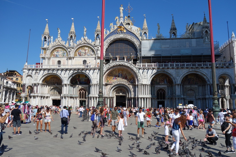 Basilica di San Marco, Markusplatsen, Venedig.