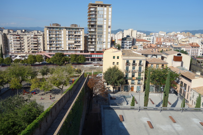 Stadsmuren i Girona.