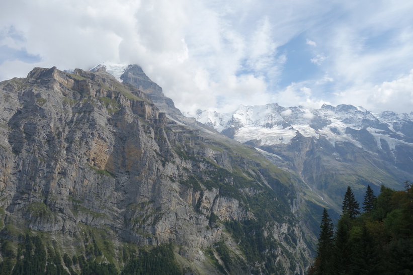 Utsikten från Hotel Eiger, Mürren.