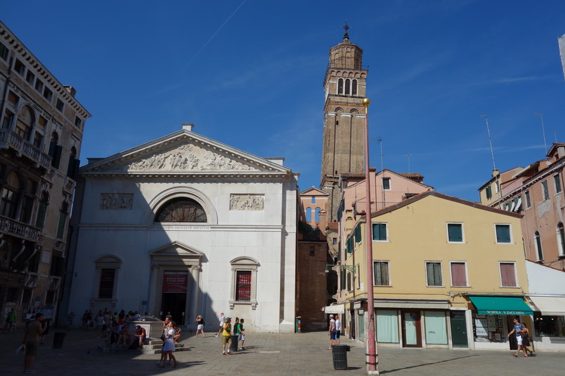 Campo San Maurizio med kyrkan San Maurizio, Venedig.
