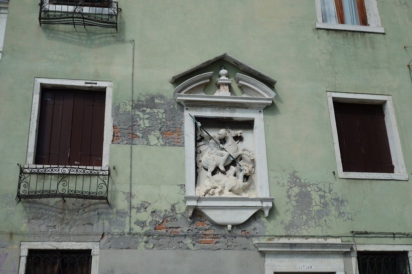 Längs gatan Fondamenta Zattere, Venedig.