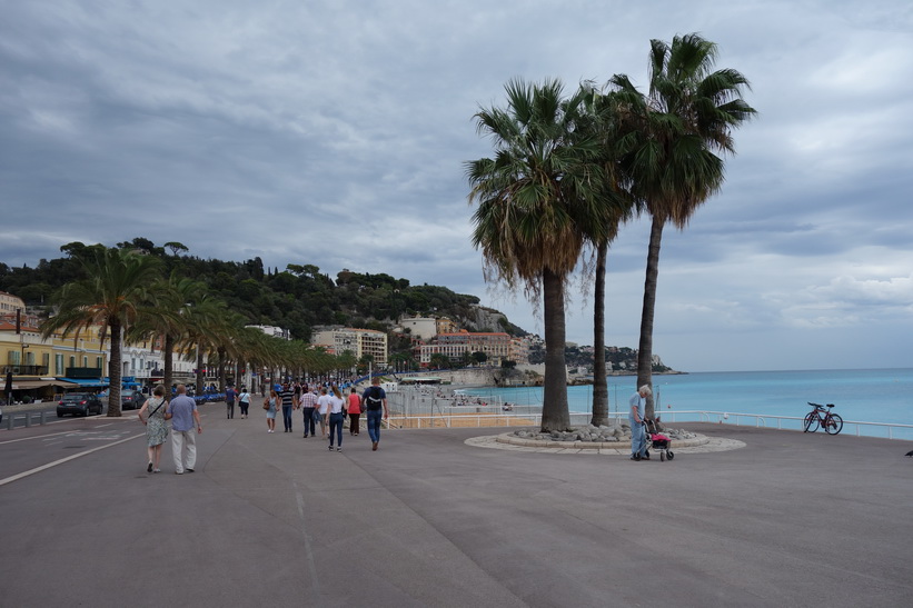 Strandpromenaden (Promenade des Anglais), Nice.