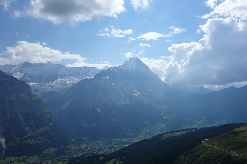 Utsikten mot Eiger från First.