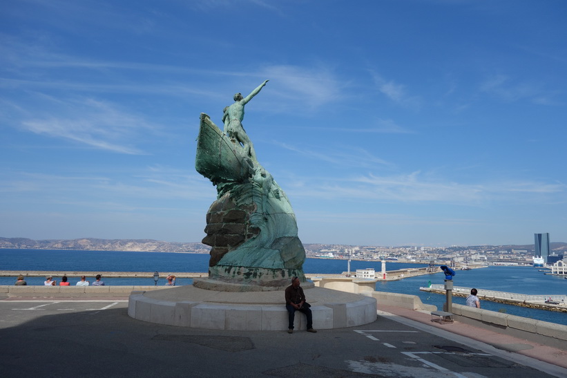 Sailors monument vid Palais du Pharo, Marseille.