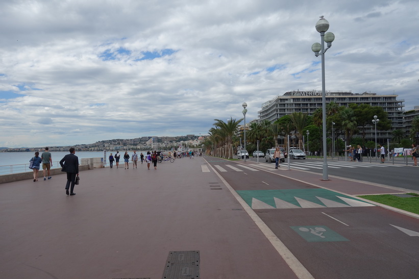 Strandpromenaden (Promenade des Anglais), Nice.