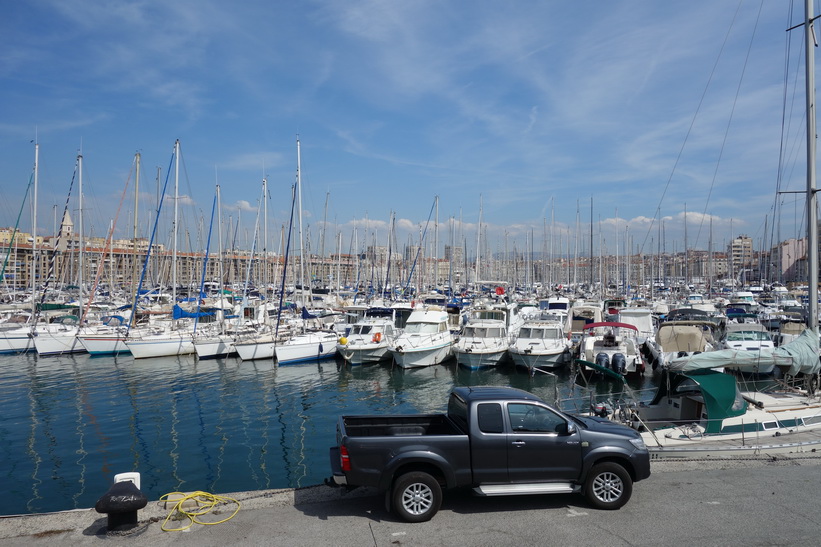 Hamnen (old port) i Marseille.