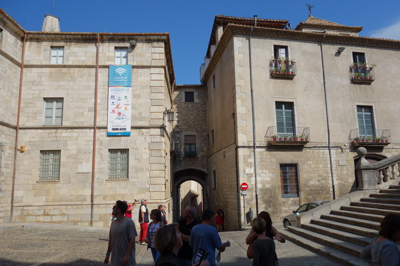 Plaça de la Catedral, Girona.