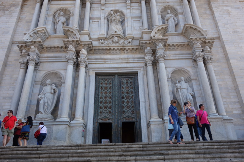 Plaça de la Catedral, Girona.