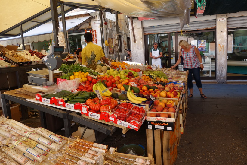 Rialto Market, Venedig.