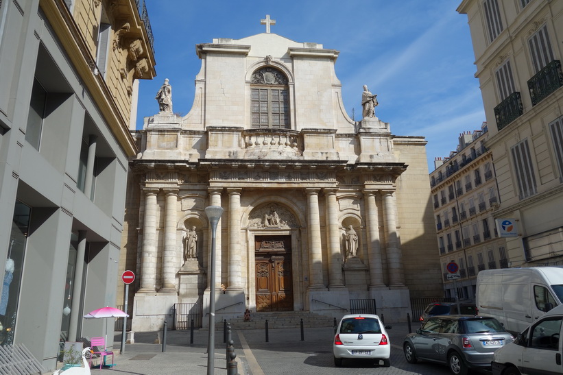 Arkitekturen längs Rue de la République, Marseille.