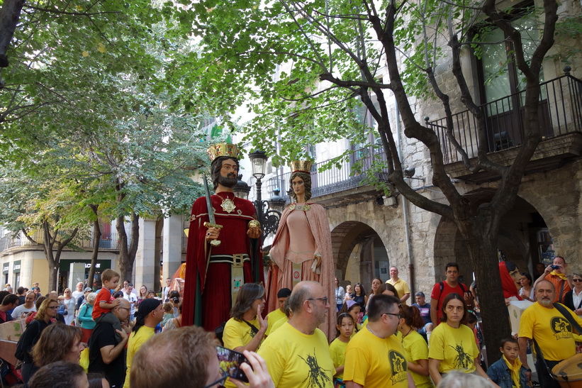 Giganternas parad, Girona.