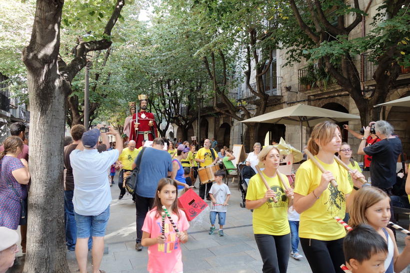 Giganternas parad, Girona.