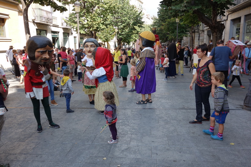 Giganternas parad, Girona.