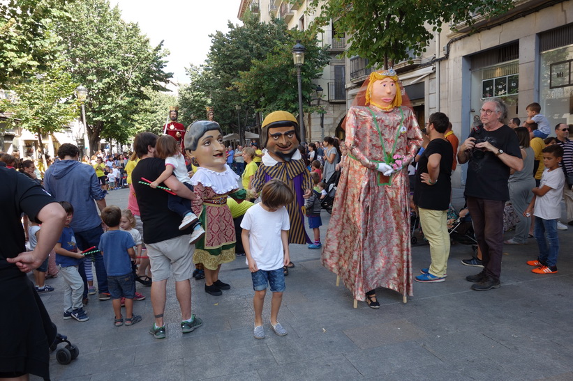 Giganternas parad, Girona.