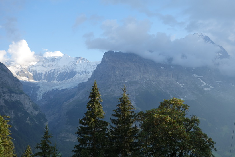 Den långa vandringen från Bachsee (2265 m.ö.h.) hela vägen ner till Grindelwald (1034 m.ö.h.).