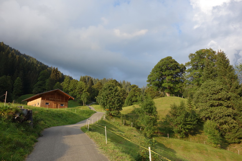 Den långa vandringen från Bachsee (2265 m.ö.h.) hela vägen ner till Grindelwald (1034 m.ö.h.).