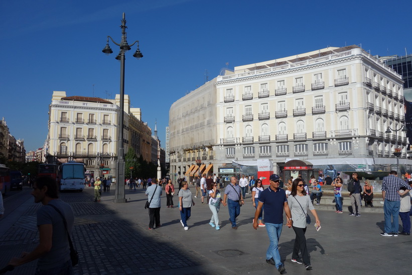 Plaza de la Puerta del Sol, Madrid.