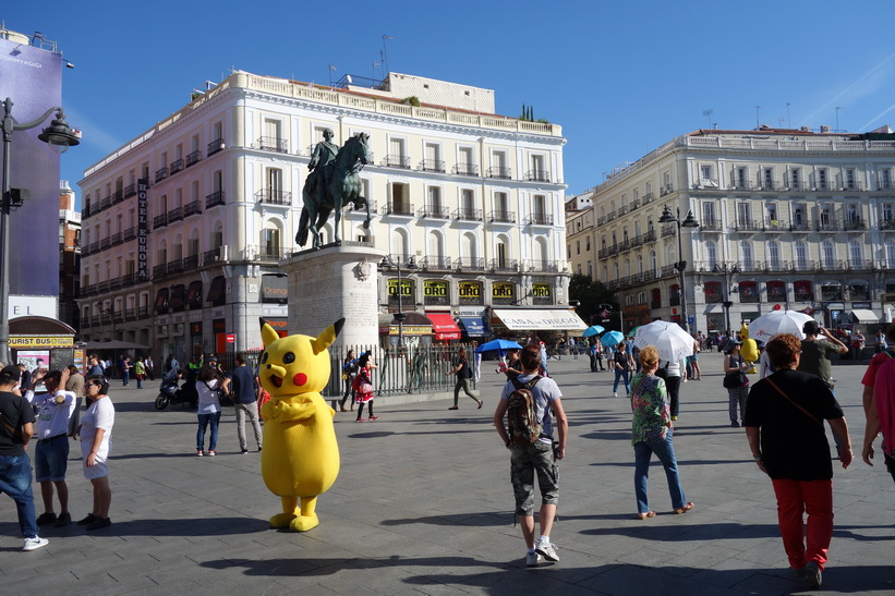 Plaza de la Puerta del Sol, Madrid.