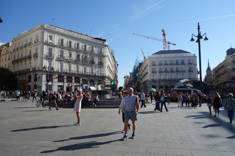 Plaza de la Puerta del Sol, Madrid.