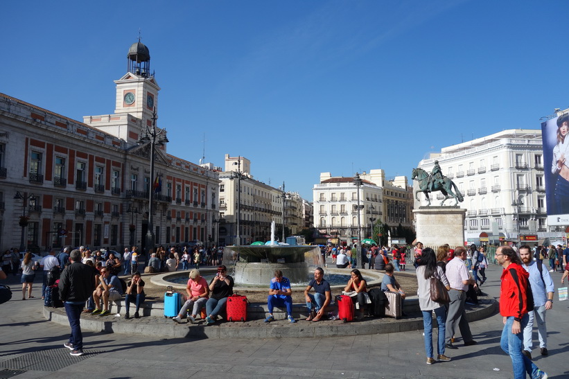 Plaza de la Puerta del Sol, Madrid.