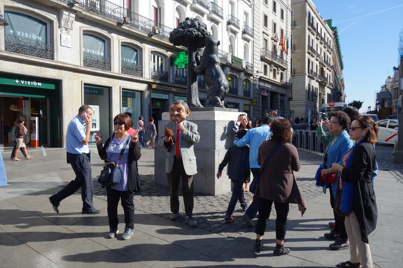 Plaza de la Puerta del Sol, Madrid.