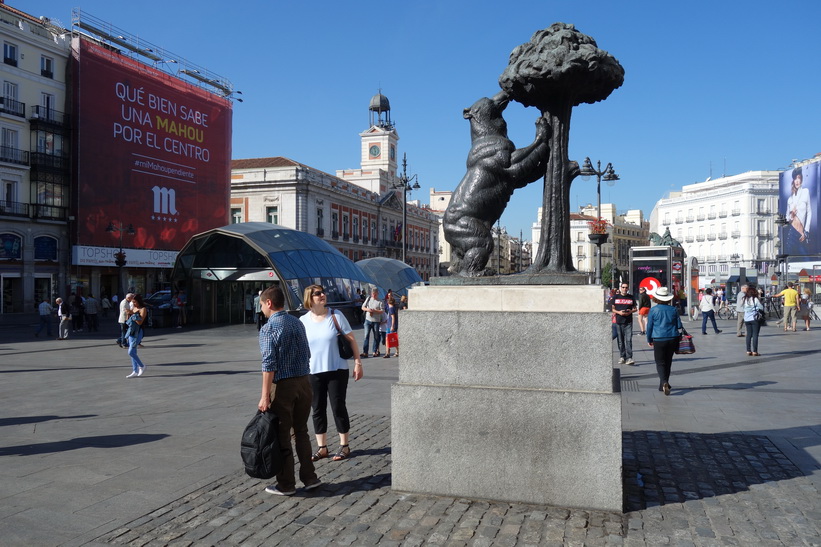 Plaza de la Puerta del Sol, Madrid.