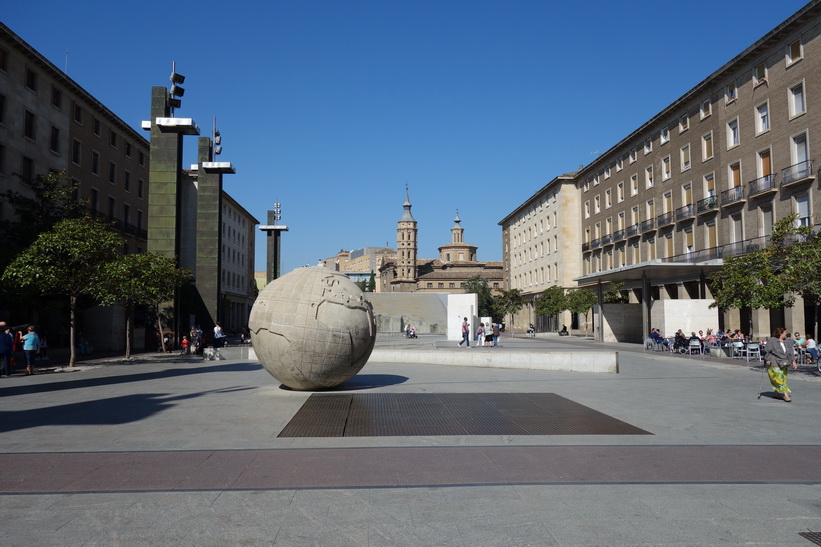 Torget Plaza de Ntra Sra del Pilar, Zaragoza.