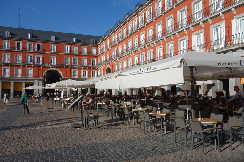 Fantastiska Plaza Mayor, Madrid.