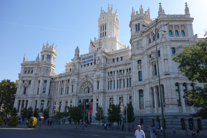 Palacio de Cibeles, Plaza Cibeles, Madrid.