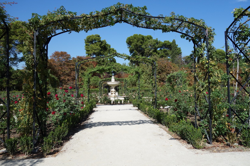 La Rosaleda, Parque de El Retiro, Madrid.